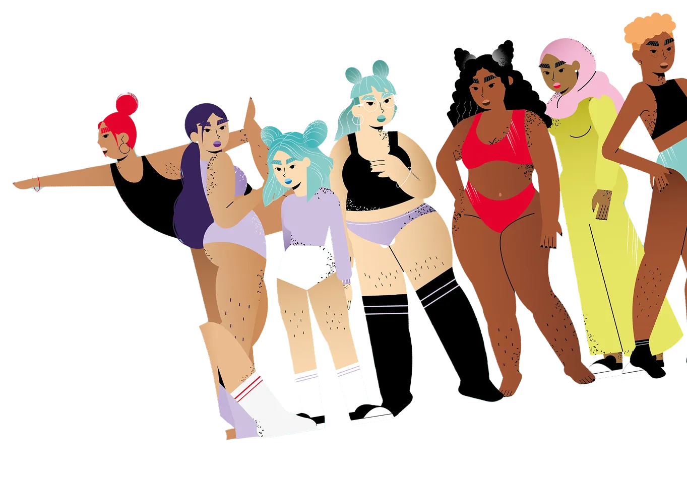 Illustration from Hey Girls CIC TOTM booklet